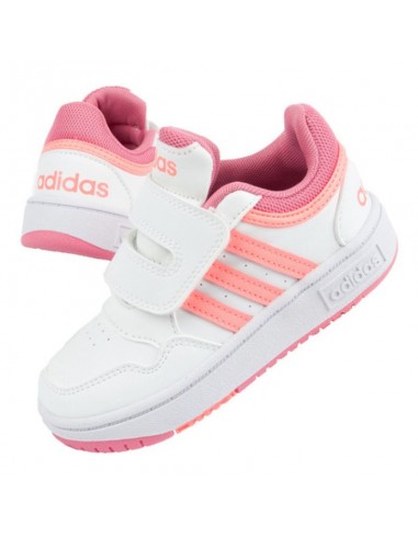 Adidas Î Î±Î¹Î´Î¹ÎºÎ¬ Sneakers Sport Inspired Hoops Î¼Îµ Î£ÎºÏÎ±Ï„Ï‚ Cloud White / Acid Red / Rose Tone GW0440